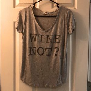 Charming Charlie Wine Shirt